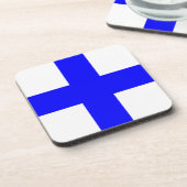 X線ブルークロス コースター (左側)