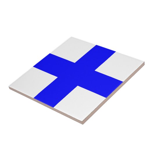 X線ブルークロス タイル (側面)