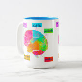 X線体軸断層撮影のマグ ツートーンマグカップ (正面左)