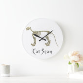 X線体軸断層撮影の骨組柱時計 ラージ壁時計 (ホーム)