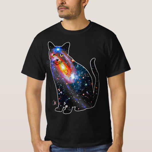 X線宇宙インキャットTシャツ Tシャツ (正面)