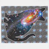 X線宇宙インCatフリースブランケット フリースブランケット (正面(横))