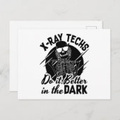 X線技師は暗放射線学の方が得意だ ポストカード (正面/裏面)