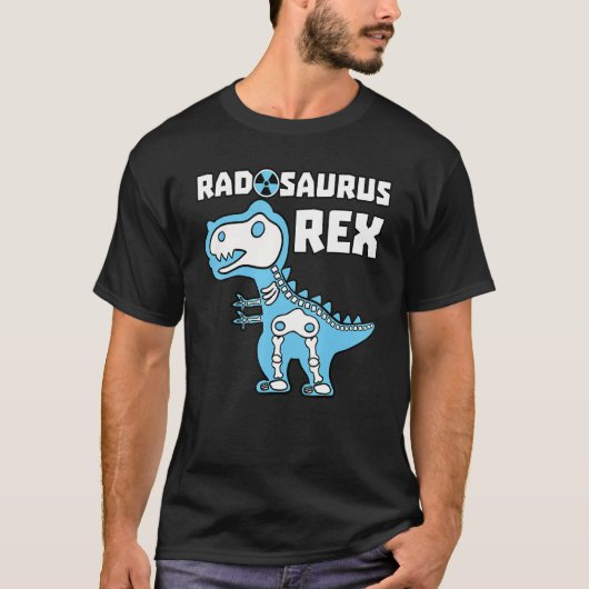X線技師レックス恐竜放射線技師放射線技術 Tシャツ (正面)