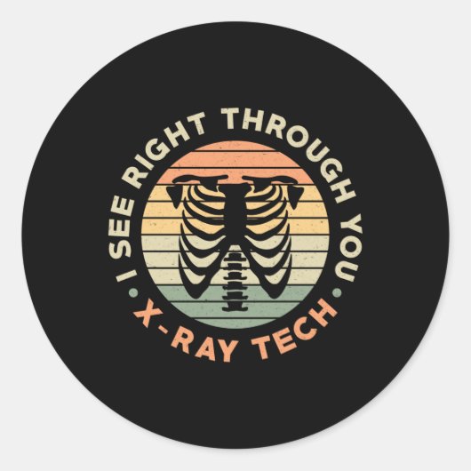 X線技術を介して放射線技術を参照 ラウンドシール (正面)