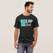 X線技術スケルトン放射線技師X線 Tシャツ (正面フル)