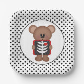 X線技術パーティー紙プレート ペーパープレート (正面)