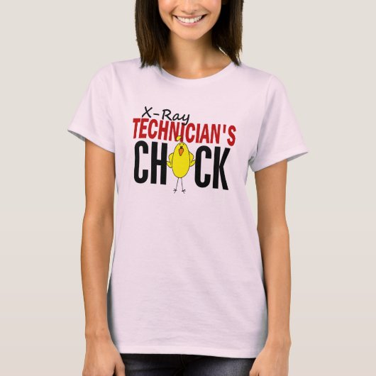X線技術者のクリック Tシャツ (正面)