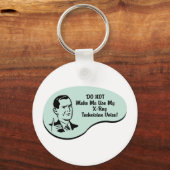 X線技術者の声 キーホルダー (正面)