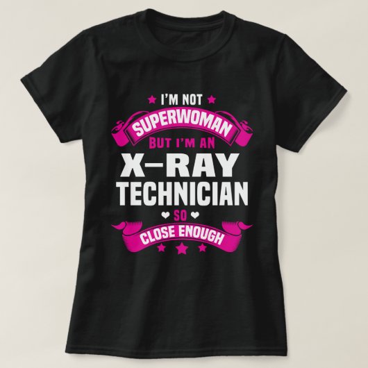 X線技術者 Tシャツ (デザイン正面)