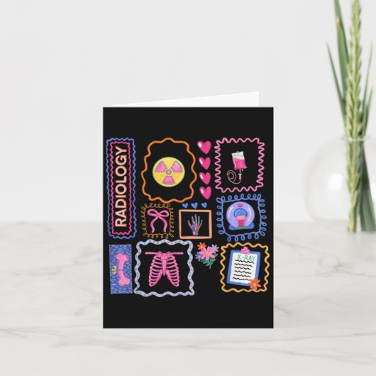 X線技術者 X線技師 放射線技師 カード (正面)