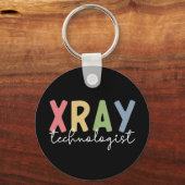 X線技術者X線技術放射線技術ギフト キーホルダー (正面)
