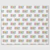 X線技術者X線技術放射線技術ギフト ラッピングペーパー (フラット)