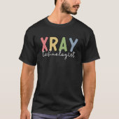 X線技術者X線技術放射線技術ギフト Tシャツ (正面)