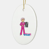 X線技術 – 中 セラミックオーナメント (左)