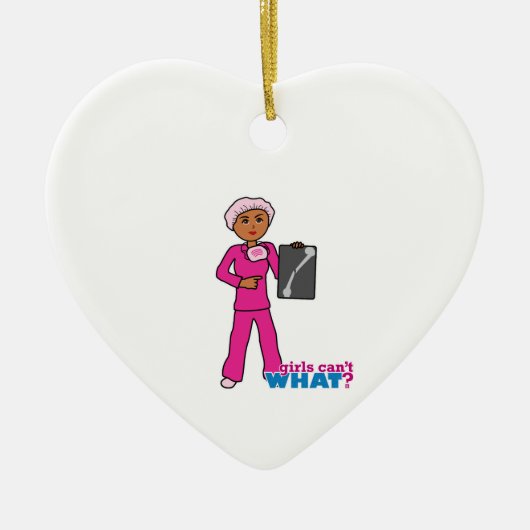 X線技術-濃色 セラミックオーナメント (正面)