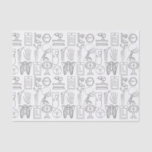 X線技術 薄葉紙 (正面)