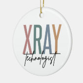 X線技術X線技術数々の者色の贈り物 セラミックオーナメント (左)