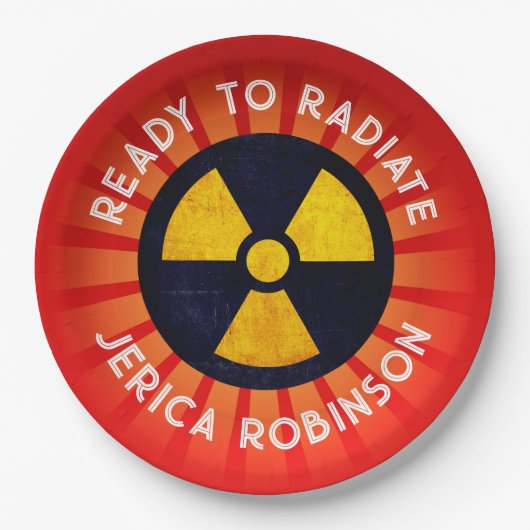 X線撮影の準備完了 ペーパープレート (正面)