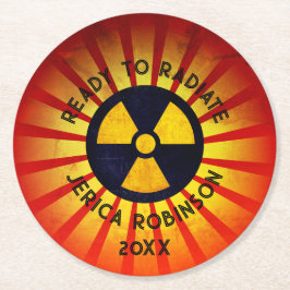 X線撮影の準備完了 ラウンドペーパーコースター