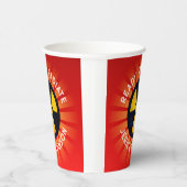 X線撮影の準備完了 紙コップ (右)