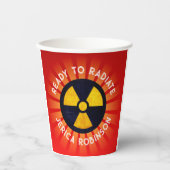 X線撮影の準備完了 紙コップ (正面)