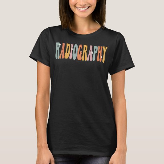 X線撮影Groovyヴィンテージ鑑賞日 Tシャツ (正面)