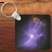 X線望遠鏡ゴースト宇宙手 キーホルダー (正面)