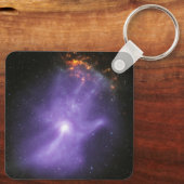 X線望遠鏡ゴースト宇宙手 キーホルダー (裏面)