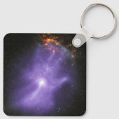 X線望遠鏡ゴースト宇宙手 キーホルダー (裏面)