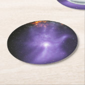 X線望遠鏡ゴースト宇宙手 ラウンドペーパーコースター (アングル)