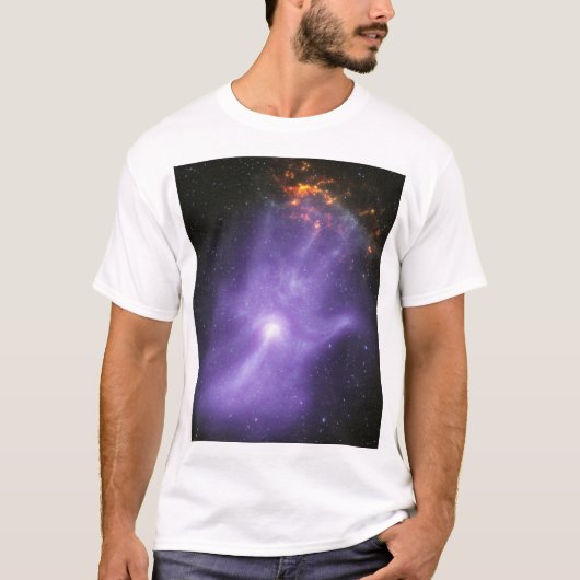 X線望遠鏡ゴースト宇宙手 Tシャツ (正面)