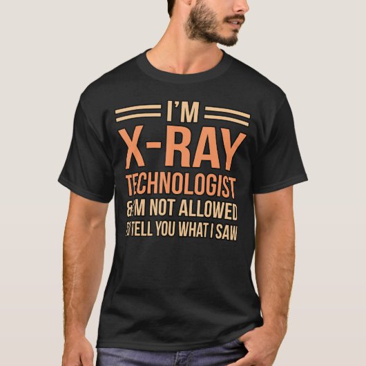 X線検査技師・放射線技師 Tシャツ (正面)
