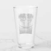 X線歯口スマイル白黒 タンブラーグラス (裏面)