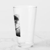 X線歯口スマイル白黒 タンブラーグラス (左)