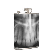 X線歯口スマイル白黒 フラスク (右)