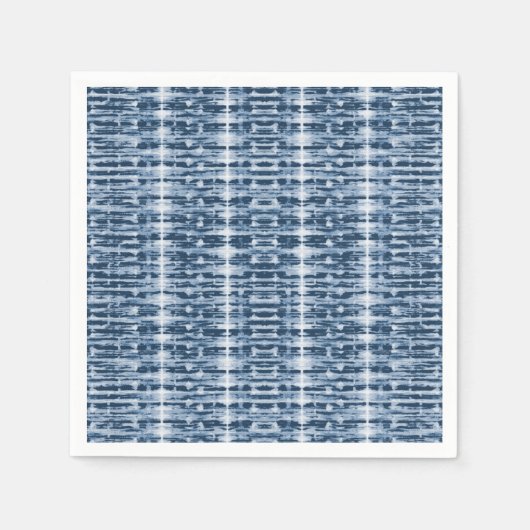 X線水彩絞りカクテルストライプナプキンス スタンダードカクテルナプキン (正面)