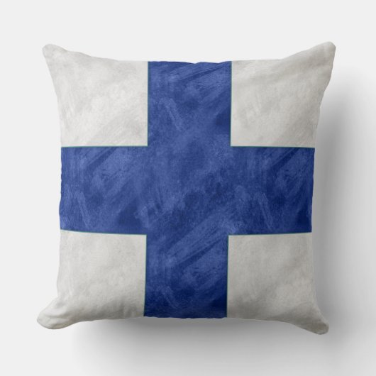 X線水彩#Nautical信号海事国旗 クッション (正面)