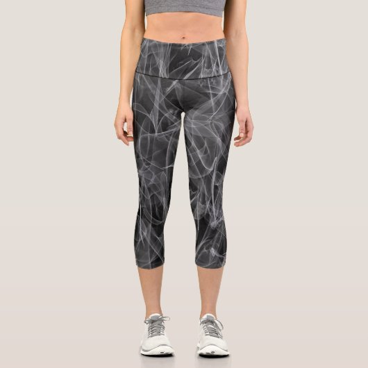 X線画像のようにベールを張る カプリレギンス (正面)