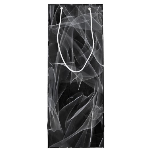 X線画像のようにベールを張る ワインギフトバッグ (裏面)