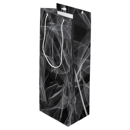 X線画像のようにベールを張る ワインギフトバッグ (正面アングル)