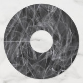 X線画像のようにベールを張る ワイングラスタグ (正面)