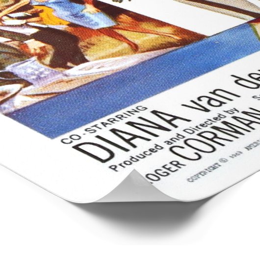 X線眼科学フィクションのポスターを持つ男 ポスター (角)