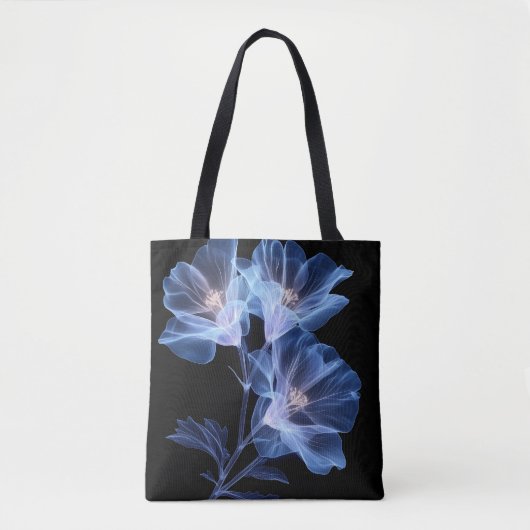 x線芸術的による花の抑制 トートバッグ (正面)