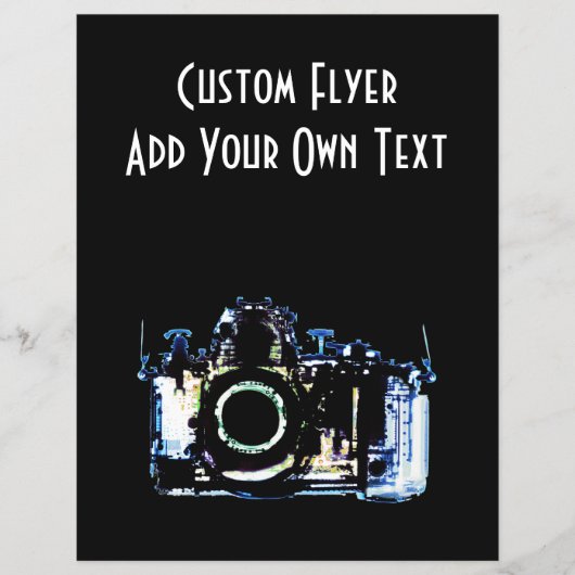 X線視覚カメラ - オリジナルブルー チラシ (正面)