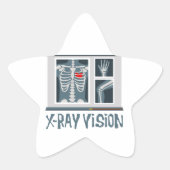 X線視覚 星シール (正面)