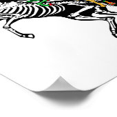 X線骨格馬乗りユニコーンシンコデマヨ ポスター (角)