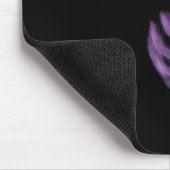 X線骨組手の袖口-紫色 マウスパッド (コーナー)