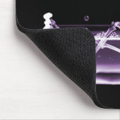 X線骨組B&WのBathの時間紫色 マウスパッド (コーナー)