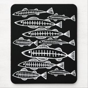 X線魚 マウスパッド